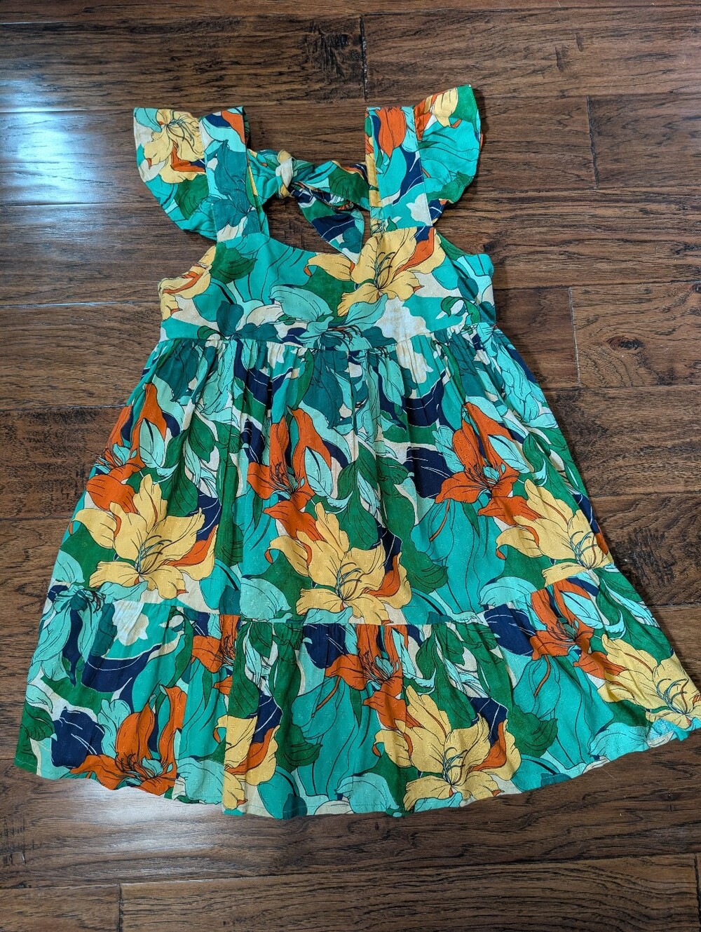 Band Of The Free Colorful Floral Mini Dress Size XS